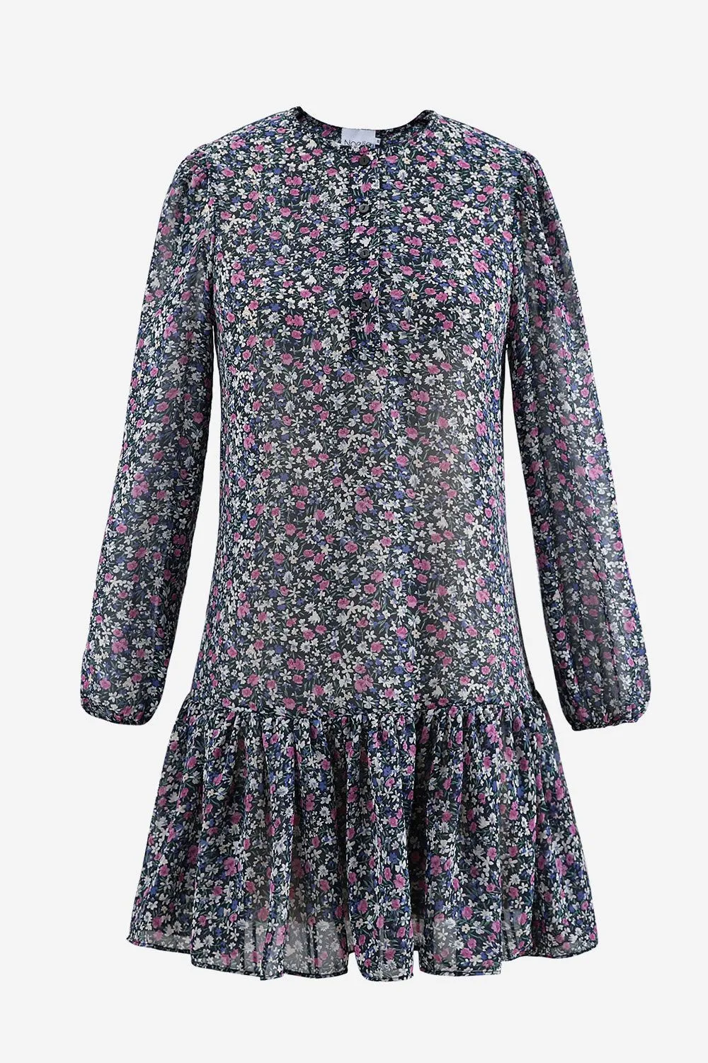 Taven Dress Polyester Pink Flower sold by Noella Fashion