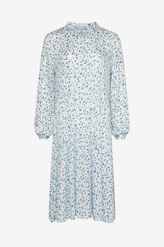 Lipe Dress Viscose Sky Blue Flower sold by Noella Fashion