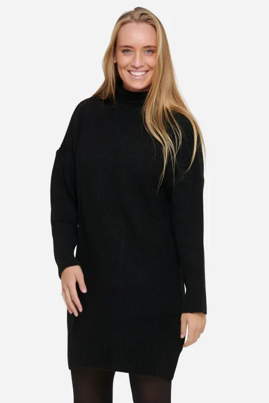 Taie Knit Dress Wool Black sold by Noella Fashion