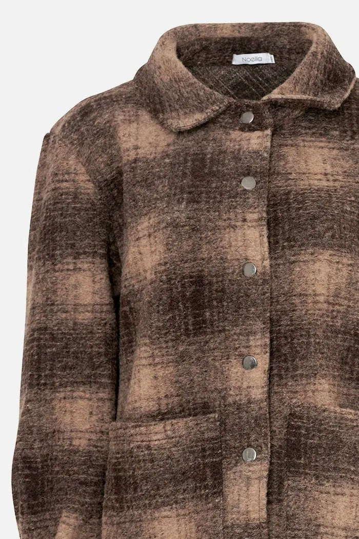 Viksa Jacket Wool Brown/sand Checks sold by Noella Fashion product image thumbnail 2