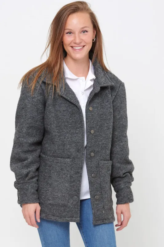 Viksa Jacket Wool Dark Grey sold by Noella Fashion