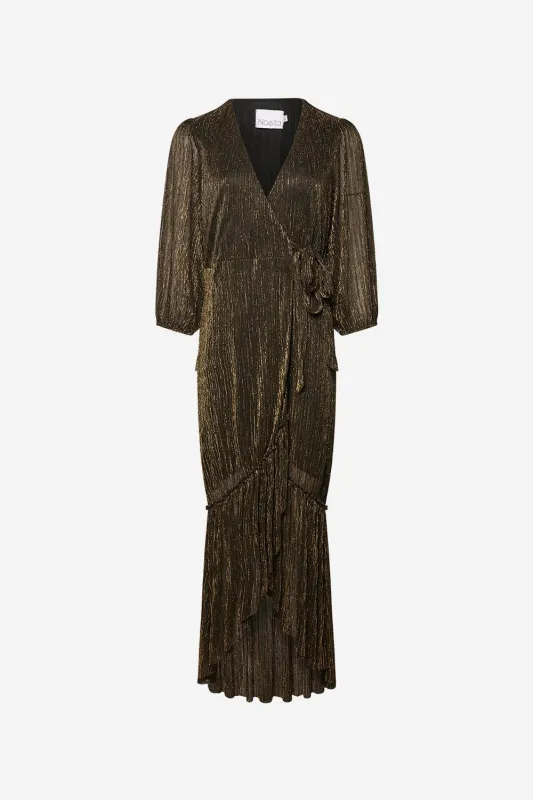 Lisa Dress Black w/ Gold sold by Noella Fashion