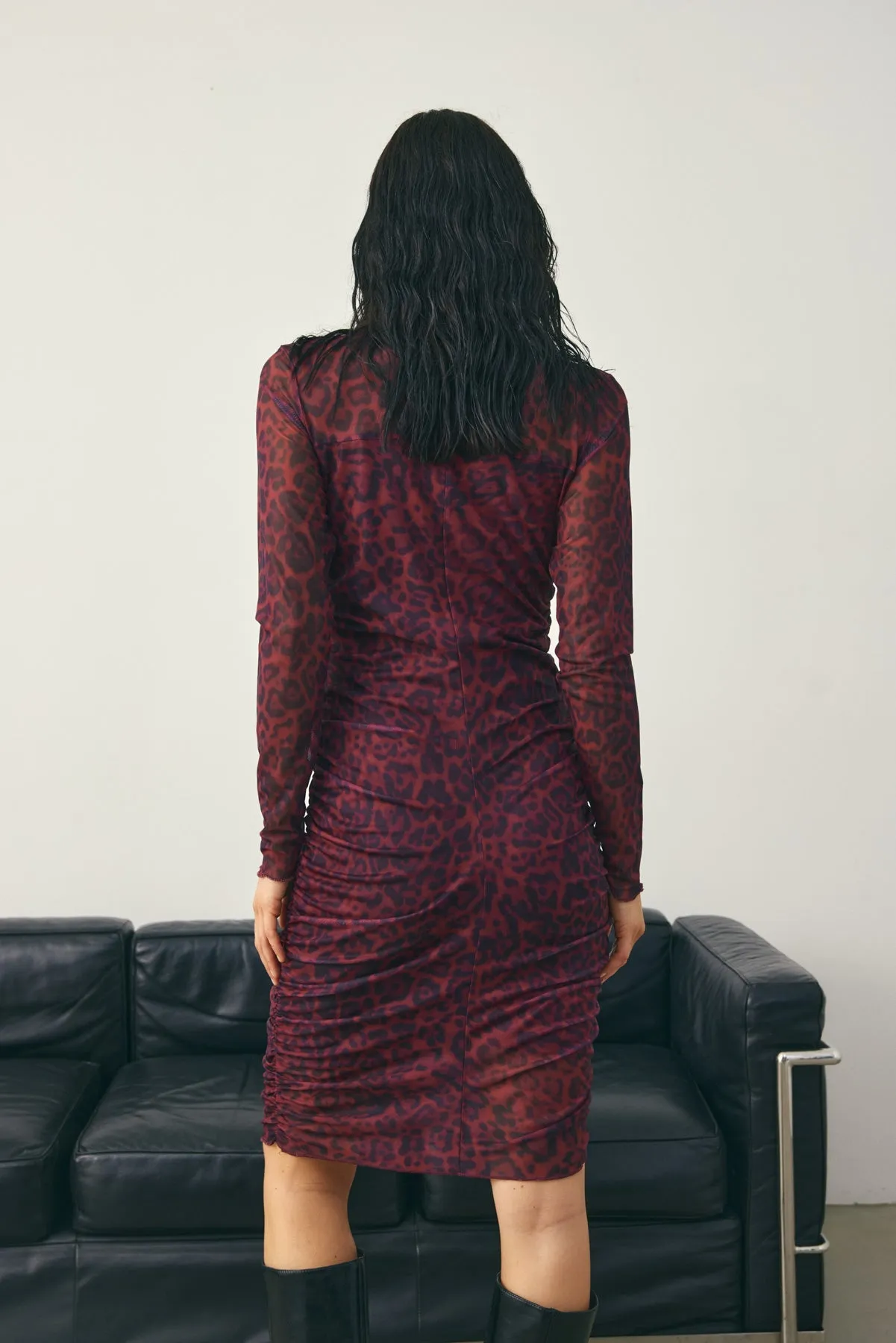 Lilou Dress Chinara Red Print sold by Noella Fashion product image thumbnail 3
