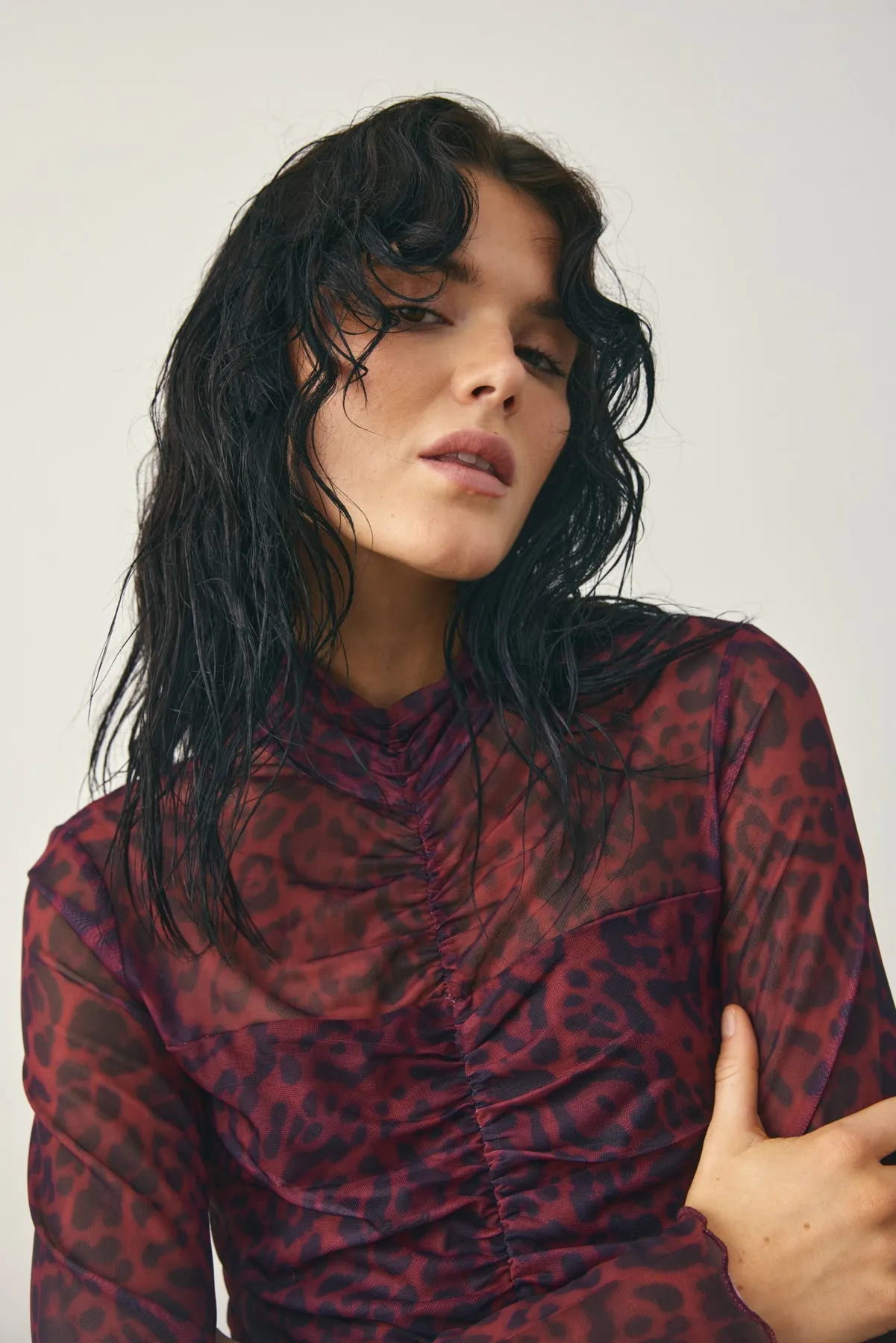 Lilou Dress Chinara Red Print sold by Noella Fashion product image thumbnail 4