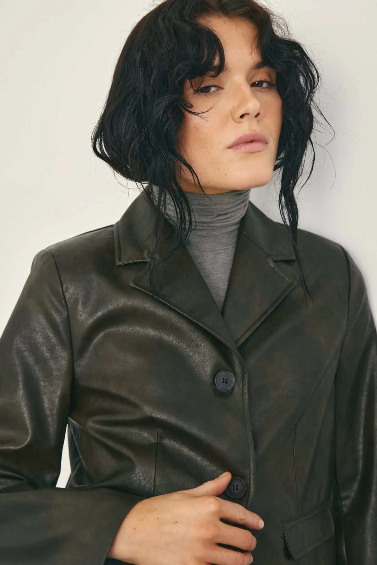 Laurica Jacket Worn Brown sold by Noella Fashion product image thumbnail 2