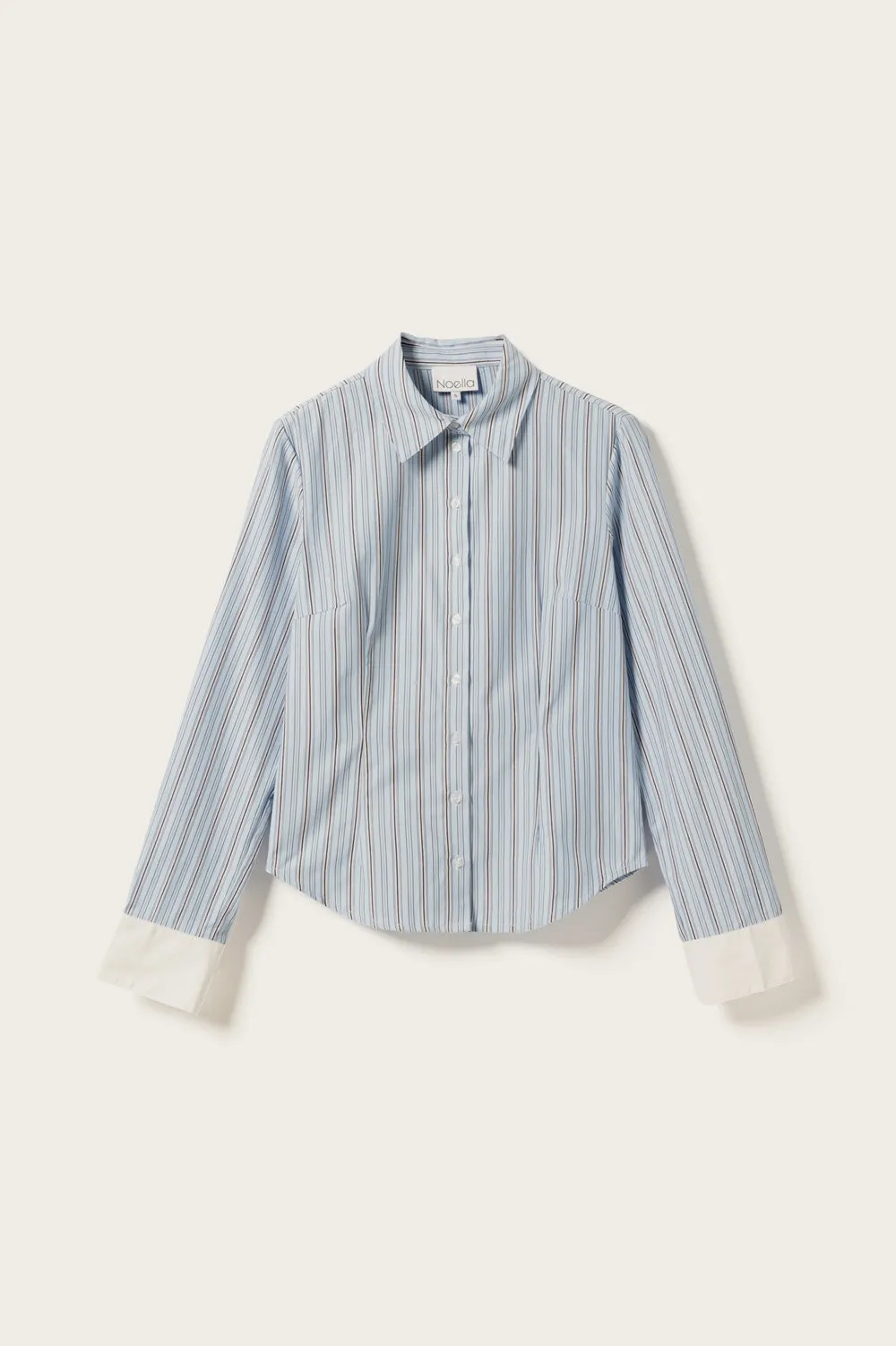 Loyce Shirt Coetta Blue Stripe sold by Noella Fashion product image thumbnail 5