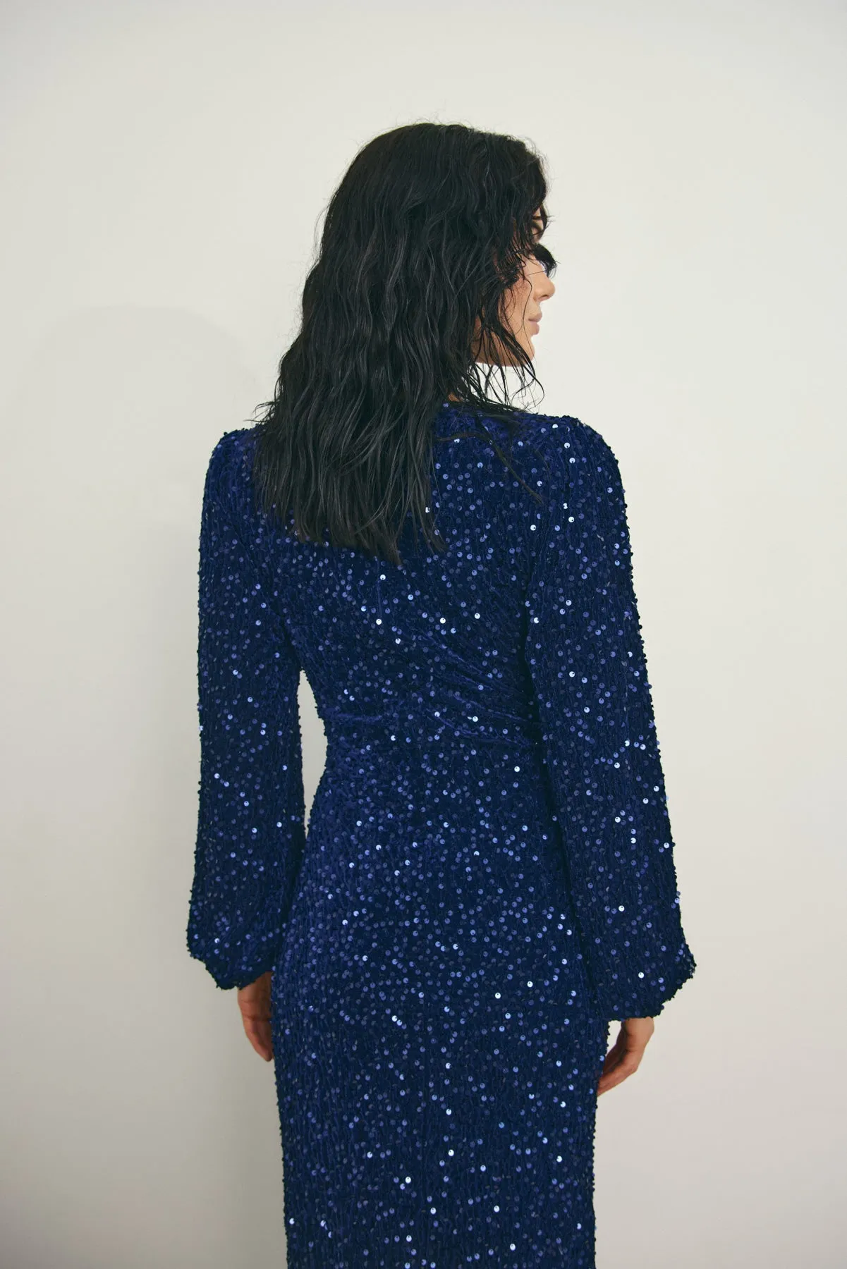 Teagan LG Dress Navy Blue sold by Noella Fashion product image thumbnail 3