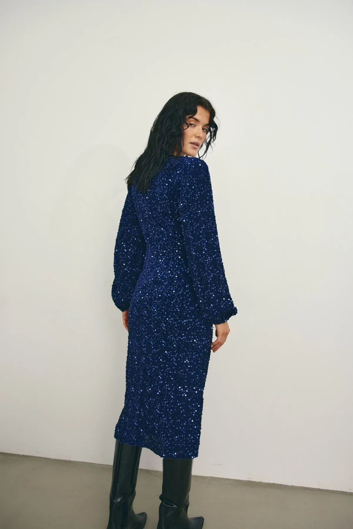 Teagan LG Dress Navy Blue sold by Noella Fashion product image thumbnail 2