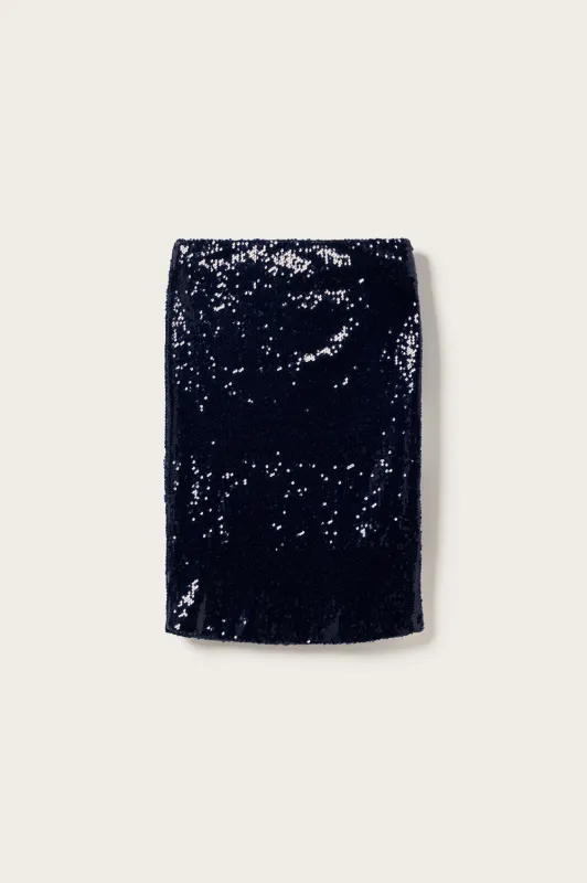Kayden Long Skirt Navy sold by Noella Fashion