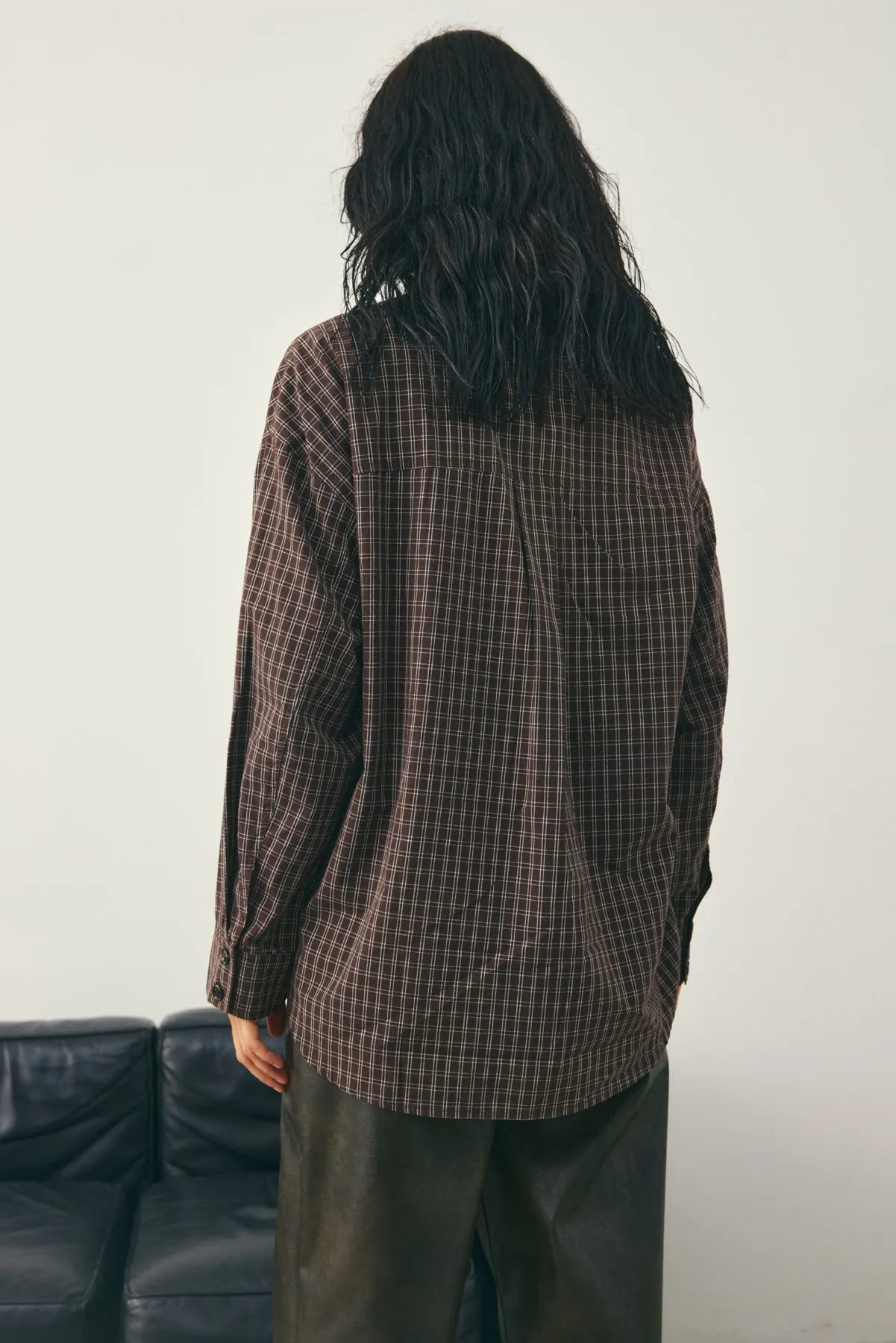 Lisa Shirt Cari Brown Check sold by Noella Fashion product image thumbnail 4
