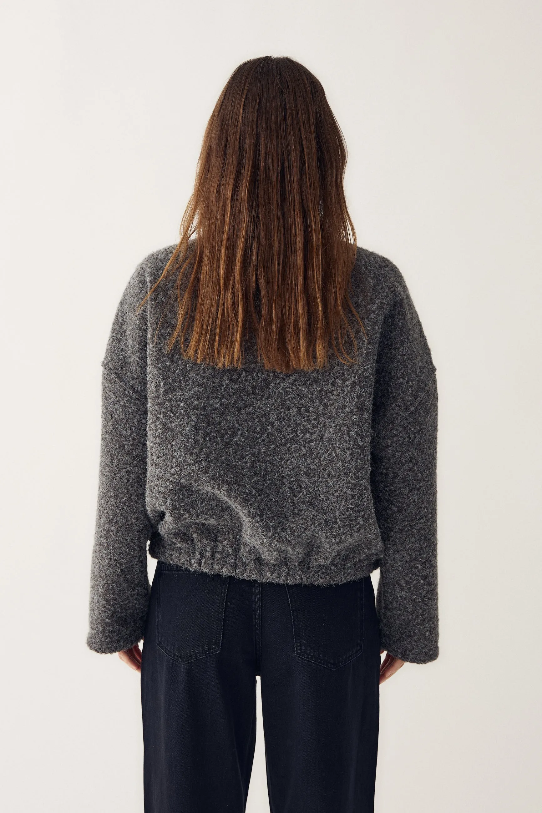 N-Marnie Jacket Dark Grey Melange sold by Noella Fashion product image thumbnail 5