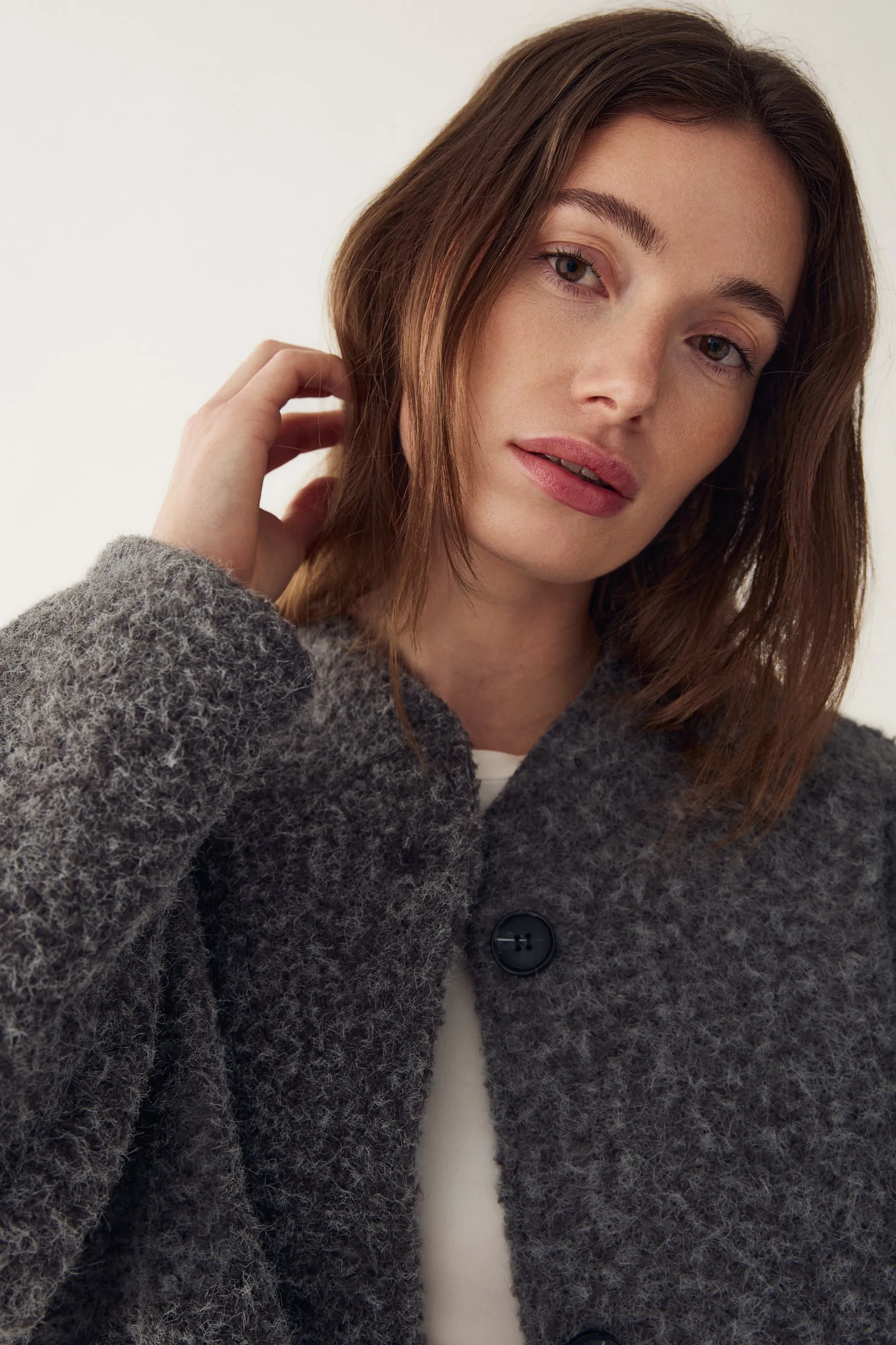 N-Marnie Jacket Dark Grey Melange sold by Noella Fashion product image thumbnail 2