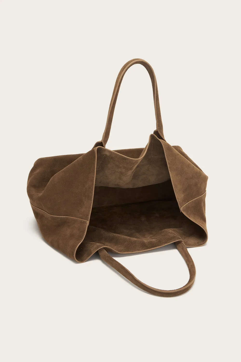 Mallory Bag Real Suede Chocolate Brown sold by Noella Fashion product image thumbnail 5
