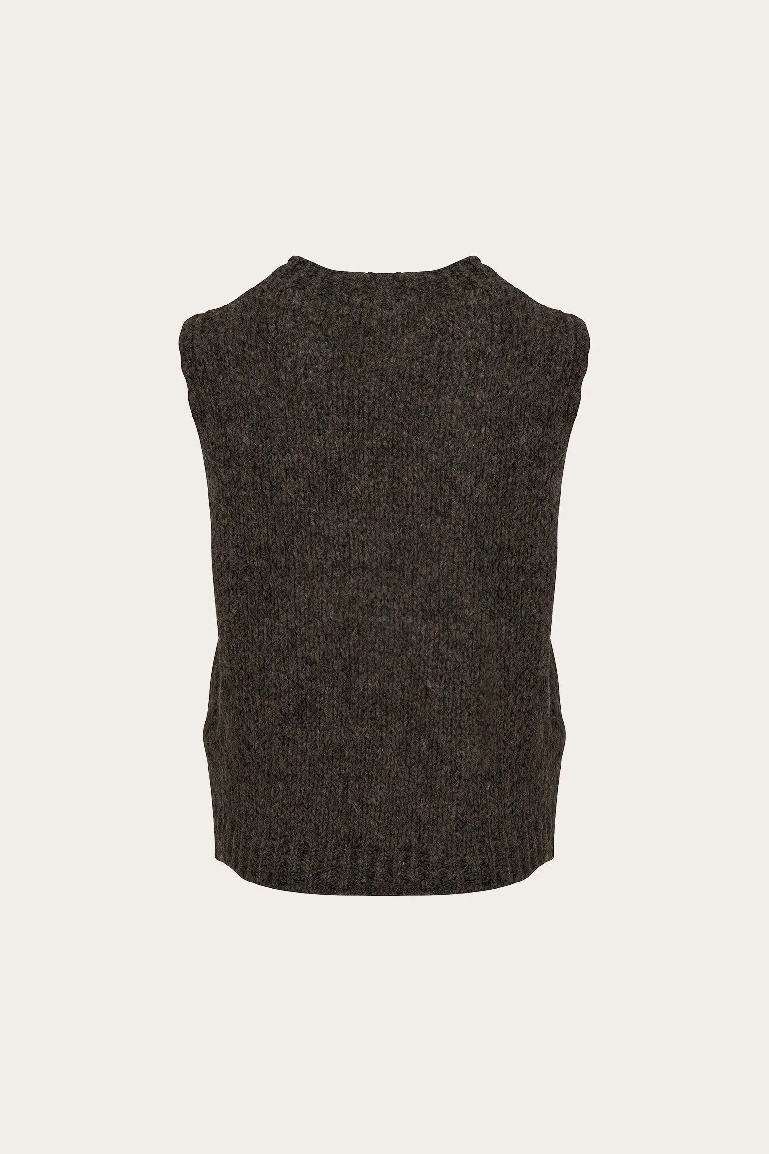 Kala Knit Vest Nature Brown sold by Noella Fashion product image thumbnail 2