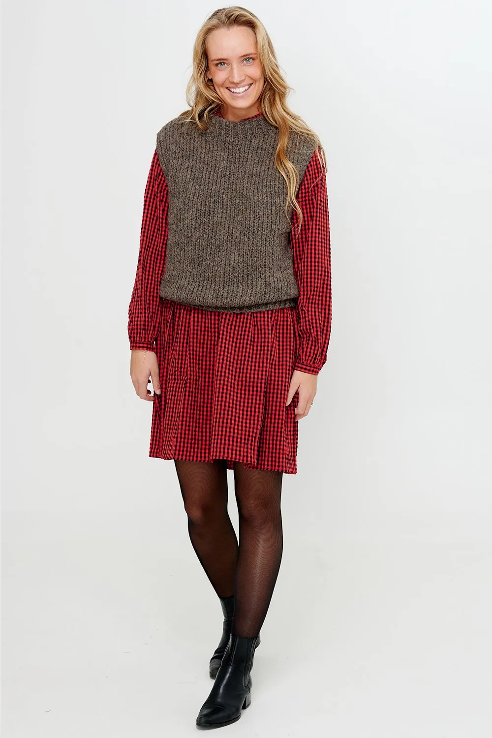 Kala Knit Vest Nature Brown sold by Noella Fashion product image thumbnail 5