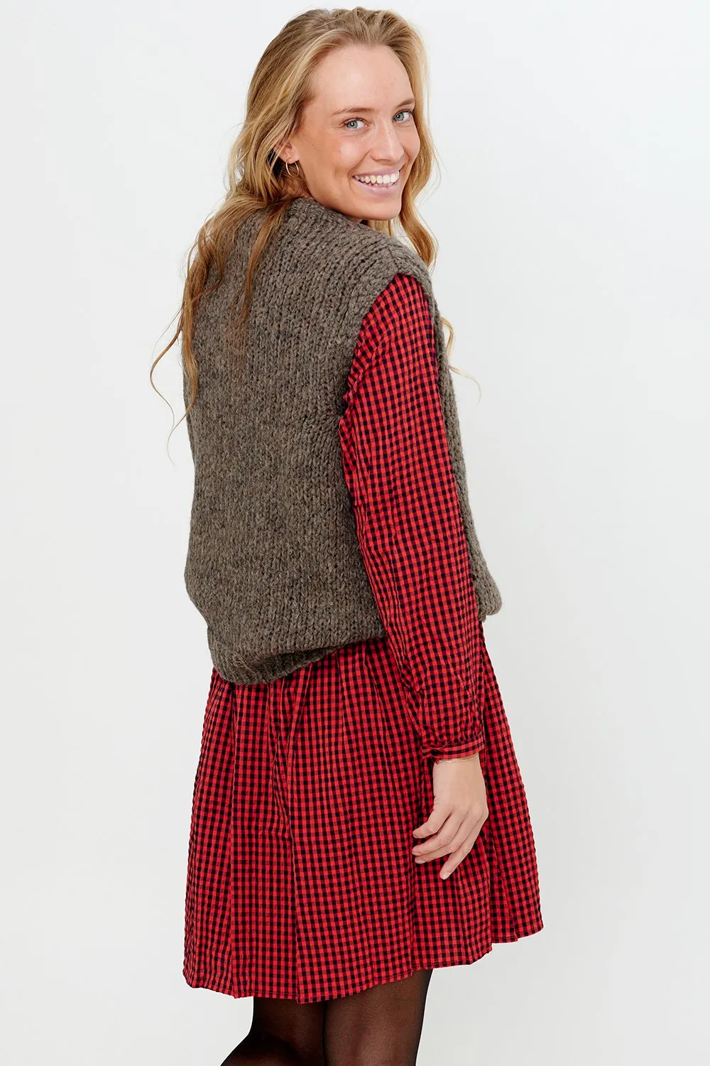 Kala Knit Vest Nature Brown sold by Noella Fashion product image thumbnail 4