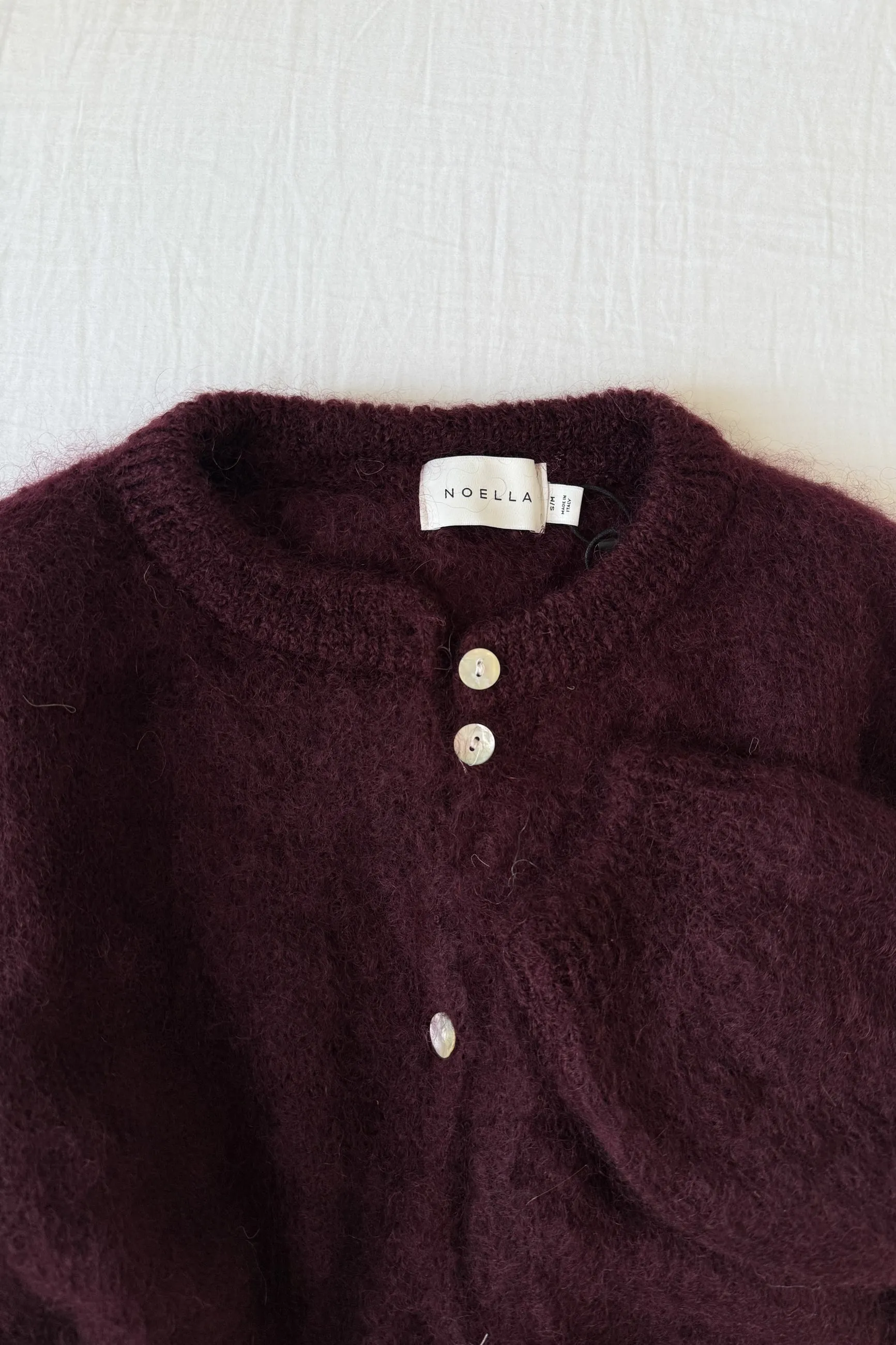 N-Kae Mohair Cardigan Winetasting sold by Noella Fashion product image thumbnail 3