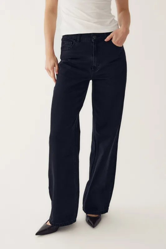 N-Katy MW Jeans Black Wash made by Noella Fashion