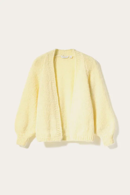 Fora Knit Cardigan Butter Yellow sold by Noella Fashion
