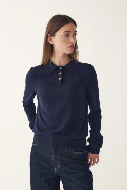 N-Maxine Knit Navy Blue made by Noella Fashion