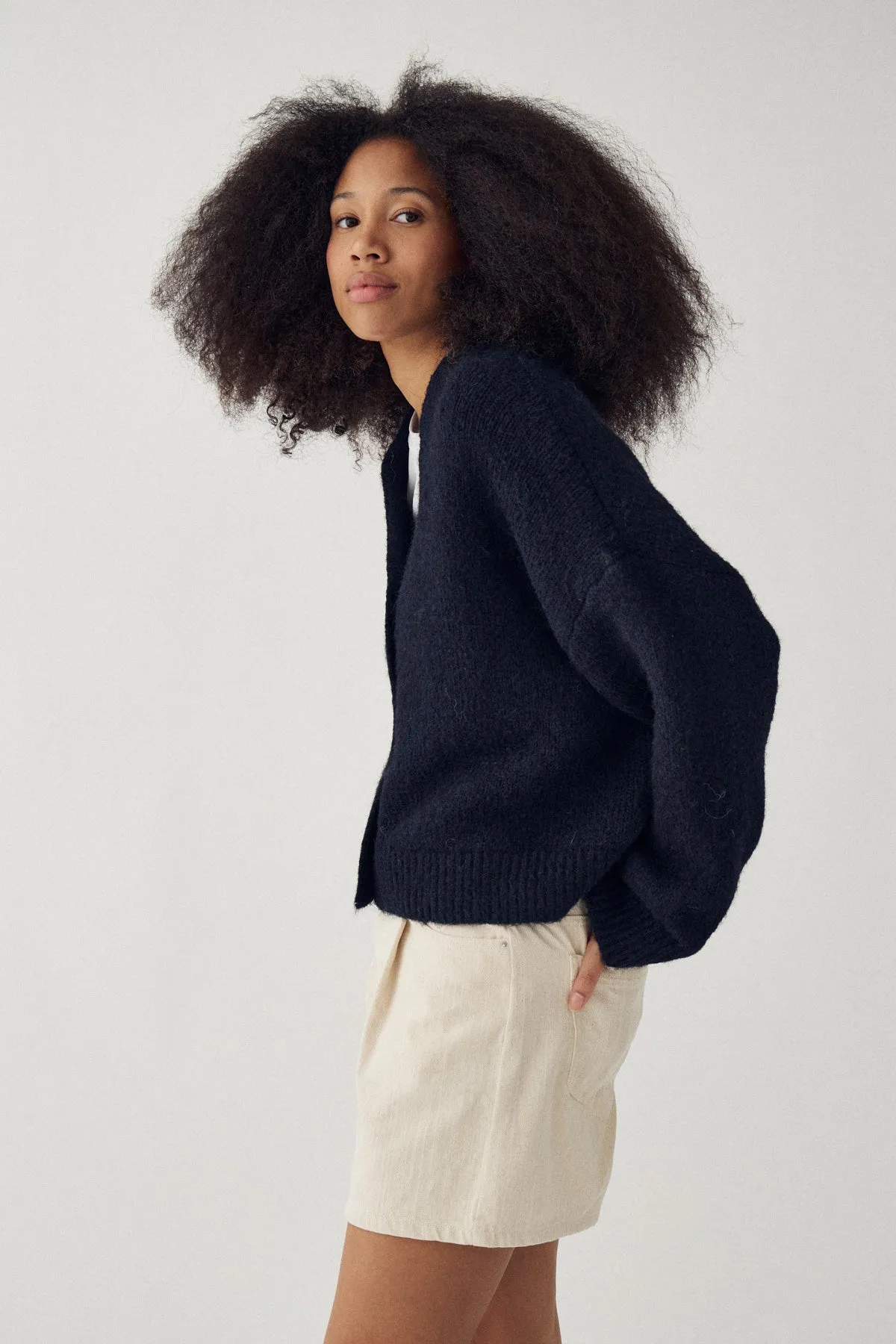 N-Laiana Knit Cardigan Navy sold by Noella Fashion product image thumbnail 4