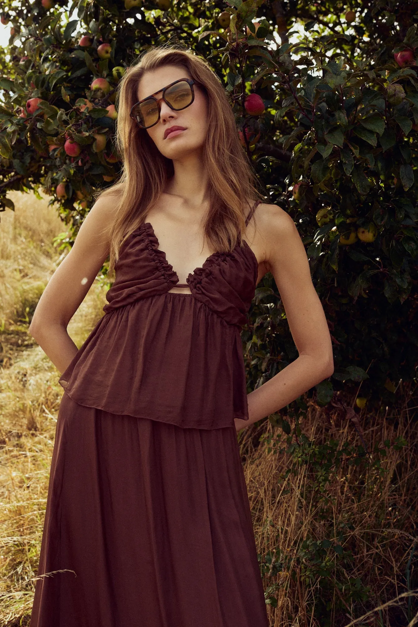 N-Moira Top Chocolate sold by Noella Fashion product image thumbnail 3