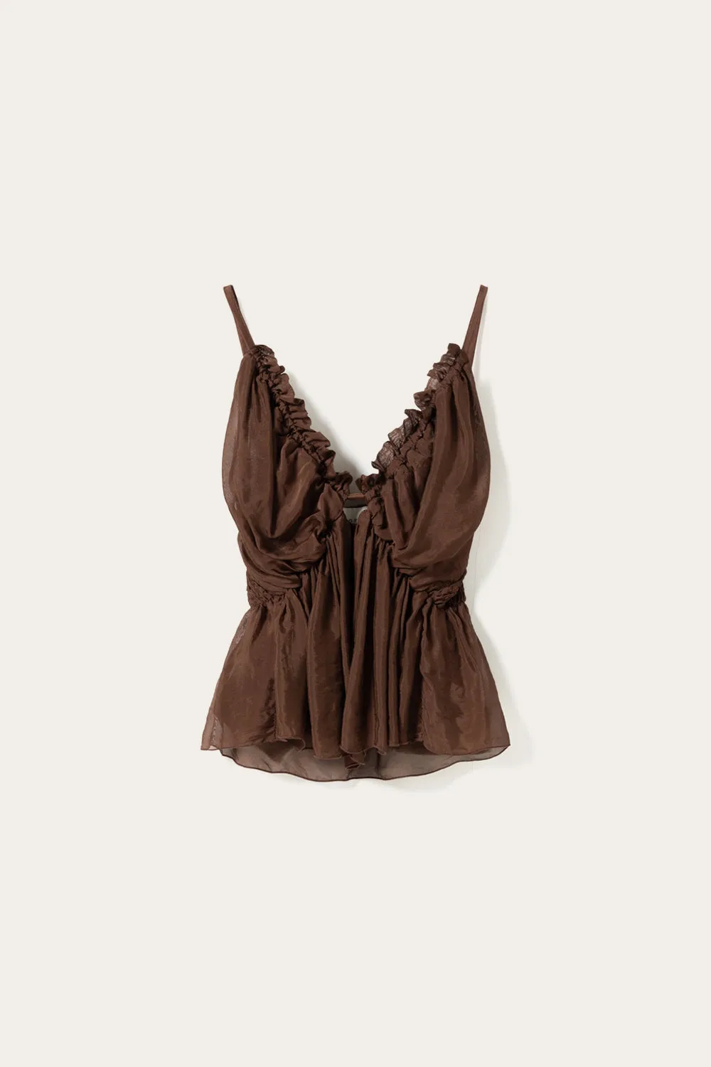 N-Moira Top Chocolate sold by Noella Fashion product image thumbnail 2
