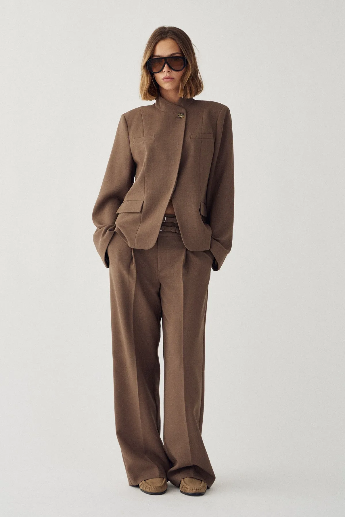 N-Darryl HW Pants Sand sold by Noella Fashion product image thumbnail 4