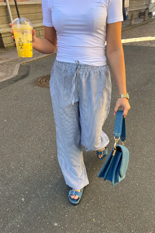 Sabine Pants Blue Stripe sold by Noella Fashion