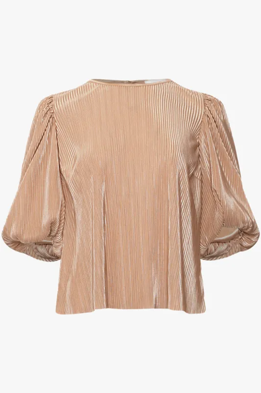 Shelly Blouse Champagne sold by Noella Fashion