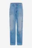 Rory Cargo Jeans Light Blue Washed sold by Noella Fashion