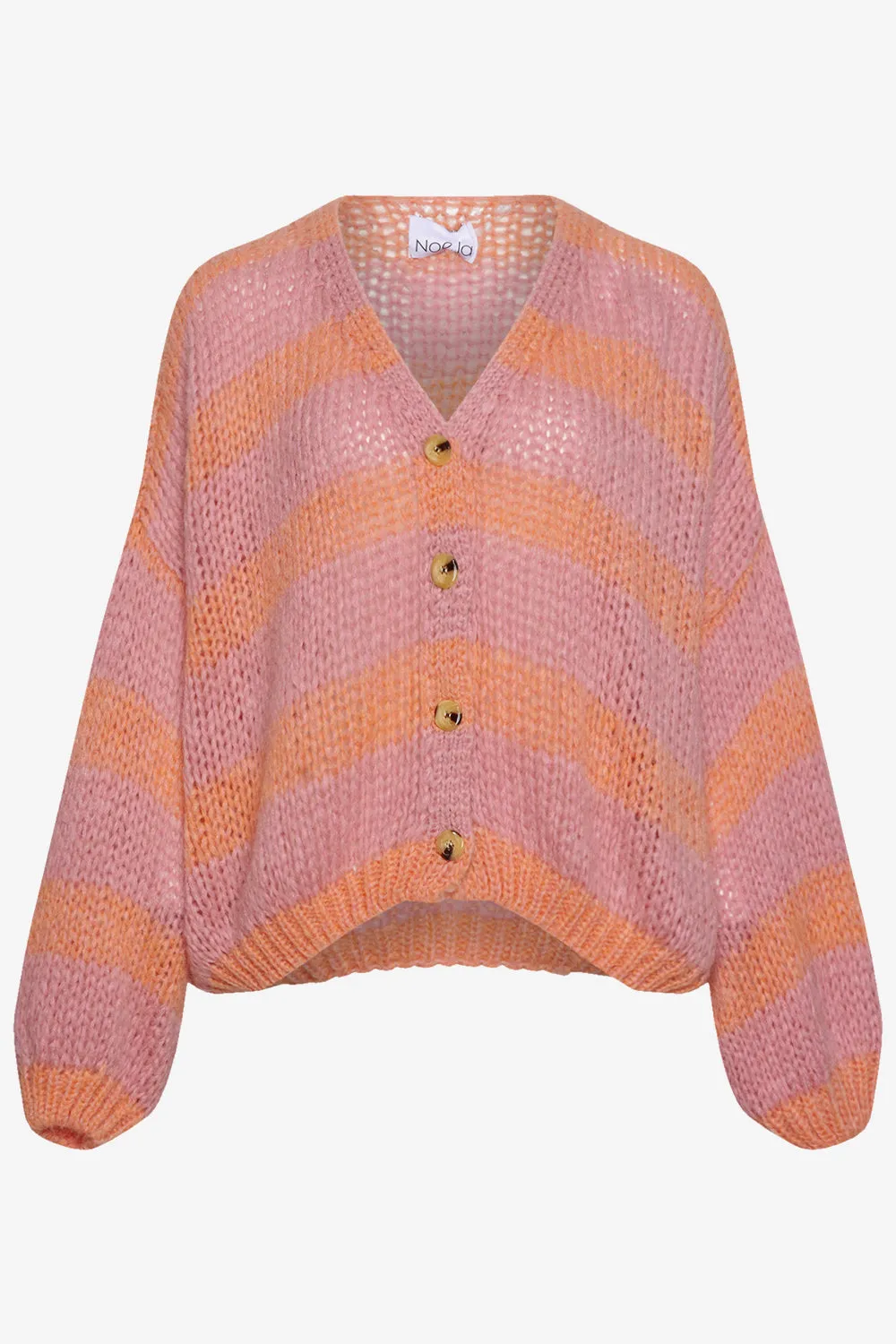 Riri Knit Cardigan Rose/Apricot sold by Noella Fashion product image thumbnail 2