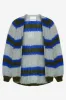 Vera Knit Cardigan Light Blue/Electric Blue/Army sold by Noella Fashion