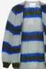 Vera Knit Cardigan Light Blue/Electric Blue/Army sold by Noella Fashion