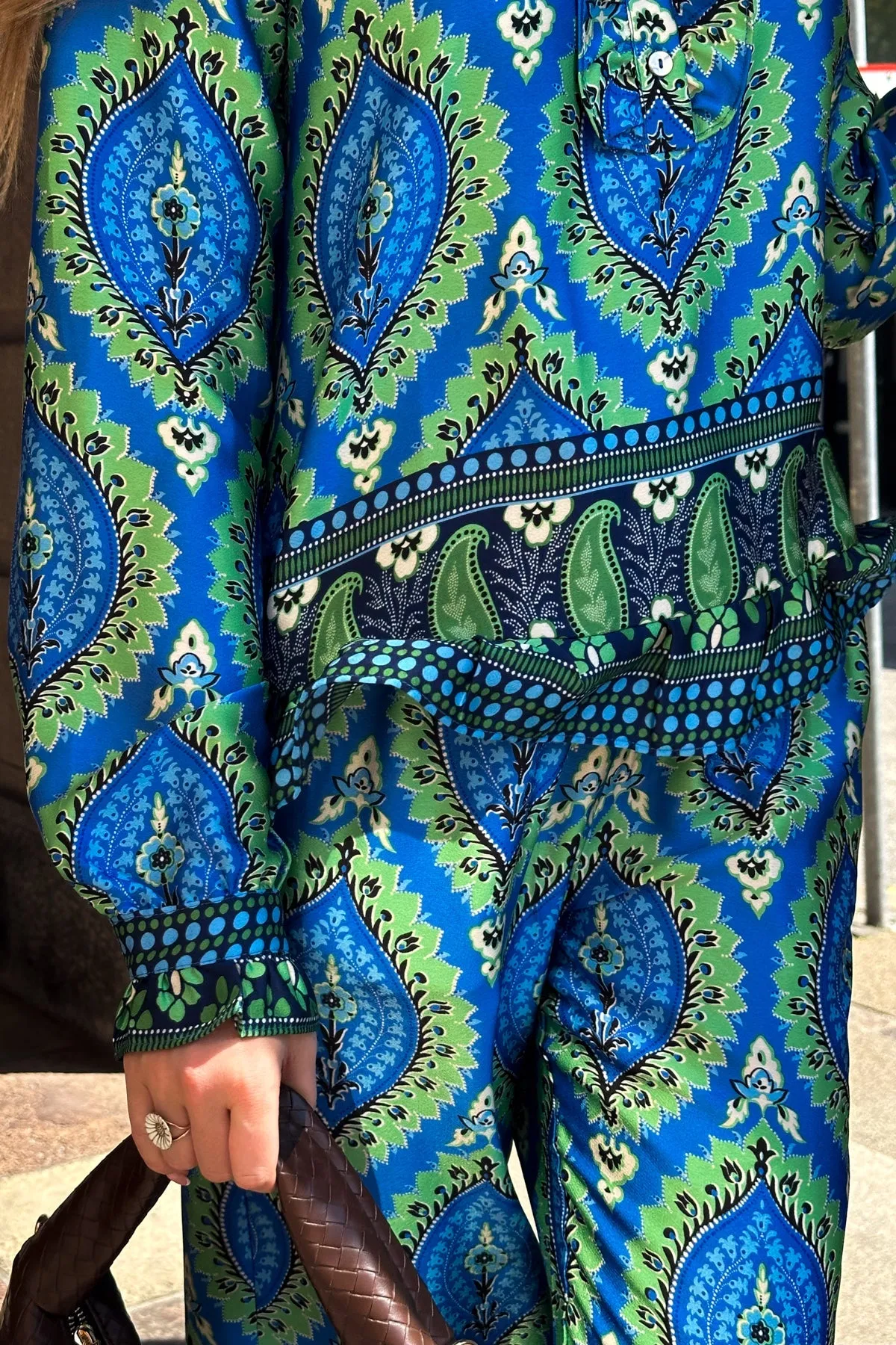 Sally Pants Trisha Blue Print sold by Noella Fashion product image thumbnail 3