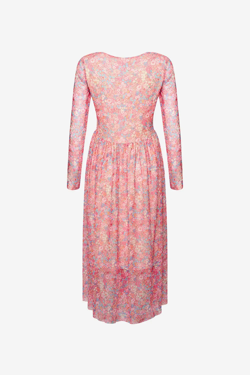 Lola Dress Mesh Pink Flower sold by Noella Fashion product image thumbnail 2