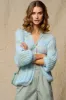 Vera Knit Cardigan Light Blue/Blue/Mint Mix sold by Noella Fashion