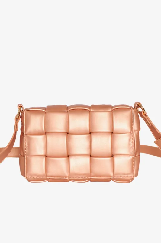 Brick Bag Rose Metalic sold by Noella Fashion