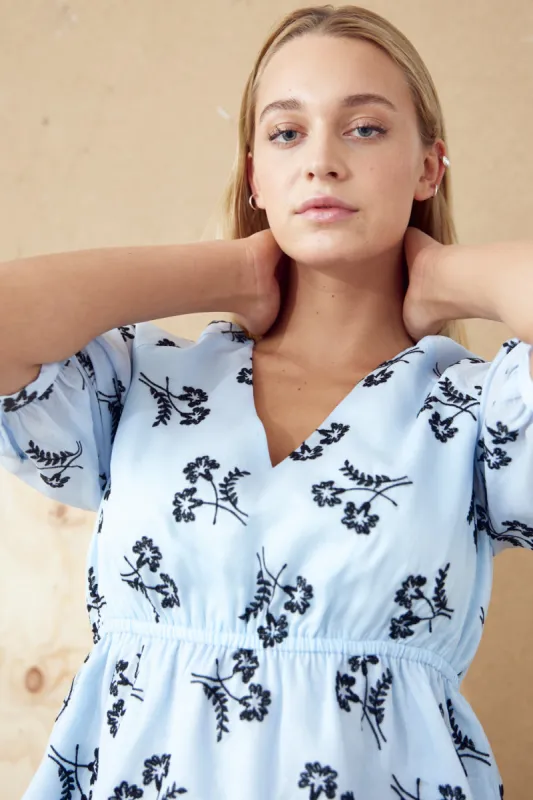 Jin Blouse Light Blue sold by Noella Fashion