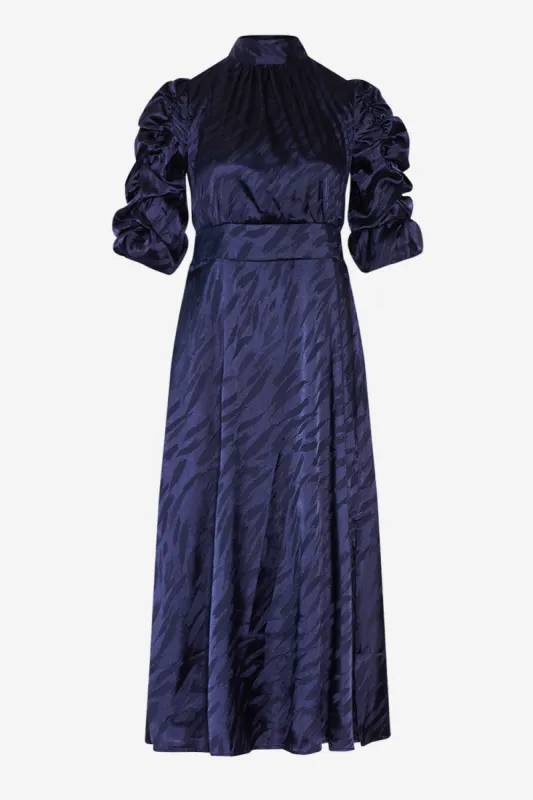 Leo Long Dress Navy sold by Noella Fashion