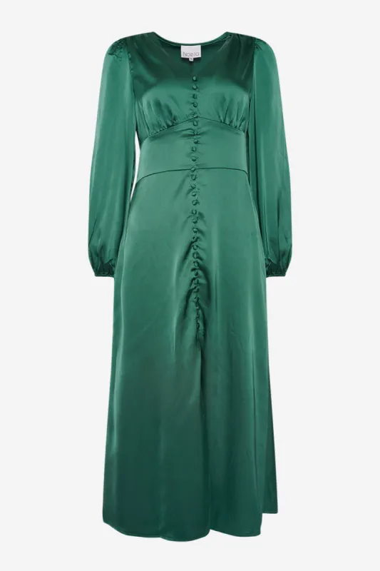 Patty Long Dress Bottle Green sold by Noella Fashion