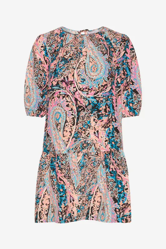 Janelle Short Dress Black Mix sold by Noella Fashion