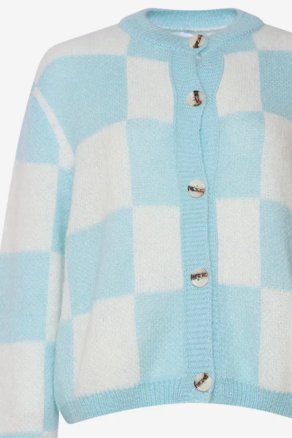 Kiana Knit Cardigan Light Blue sold by Noella Fashion product image thumbnail 2