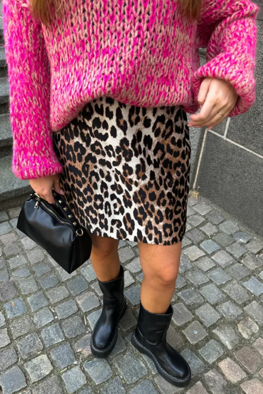 Jewel Skirt Leopard sold by Noella Fashion