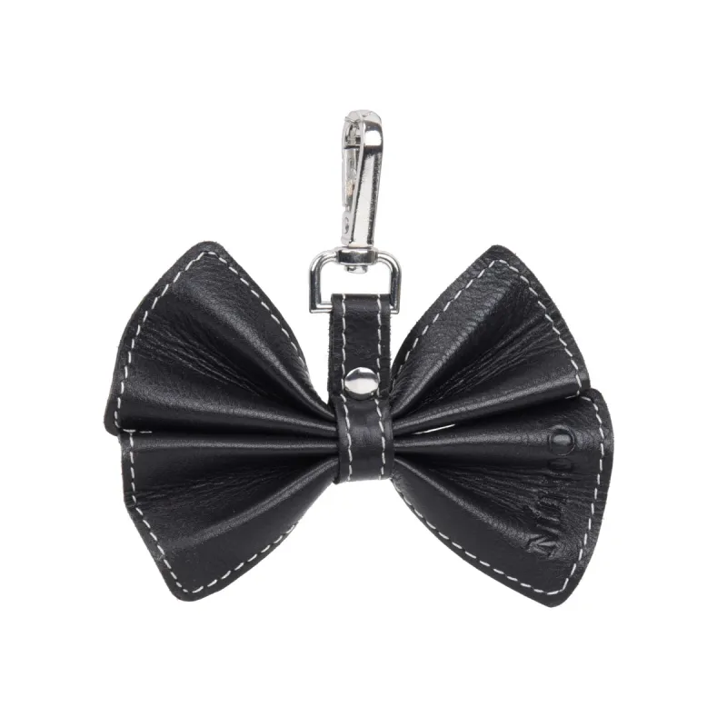 Small Bow Silky Black sold by Nunoo Bags