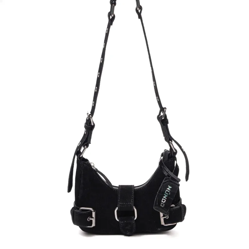Palma Suede Black sold by Nunoo Bags