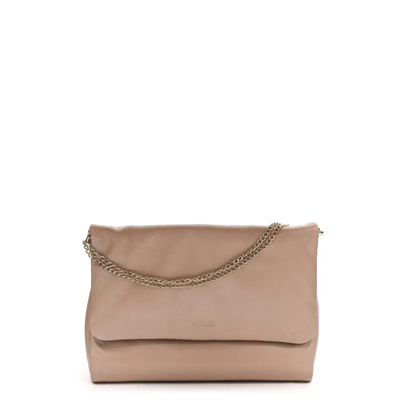Ariana Puffed Sheep Beige w. Gold sold by Nunoo Bags