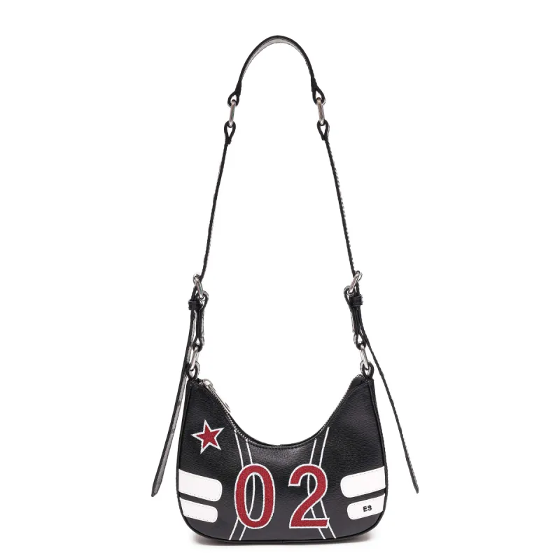Palma Number Florence Black/White Emilia Silberg sold by Nunoo Bags