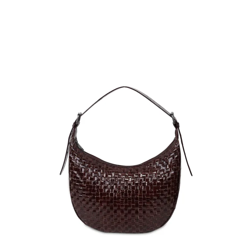 Small Stella Texas Braided Dark Brown sold by Nunoo Bags