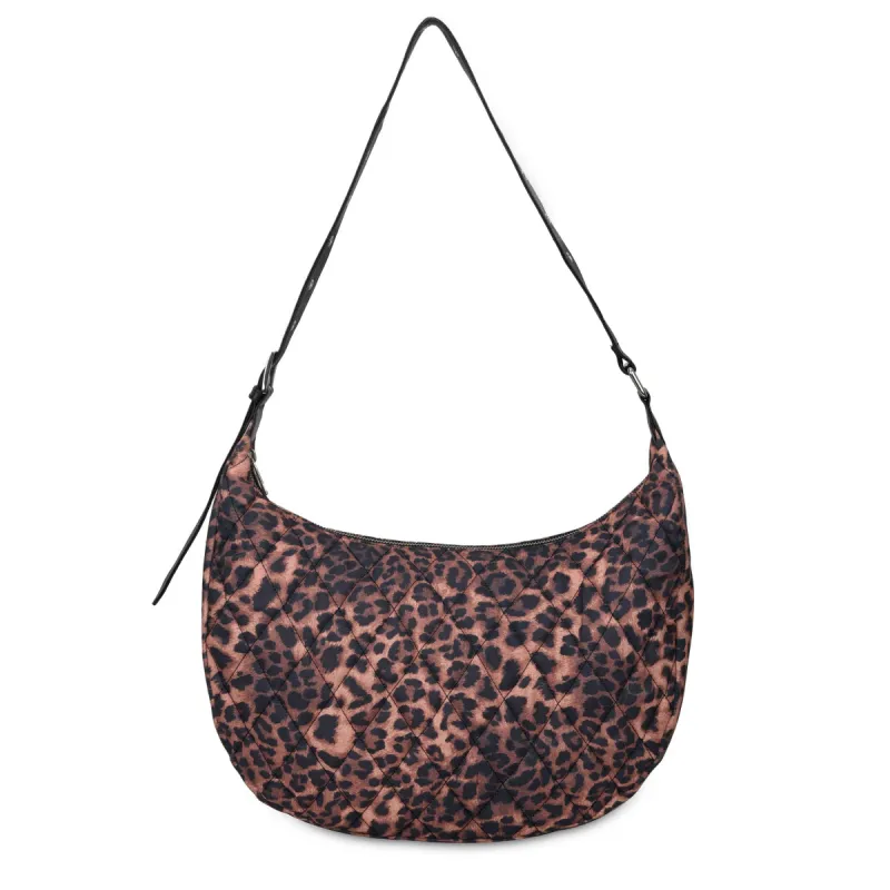 Stella Quilt Recycled Canvas Dark Dots w. Leather sold by Nunoo Bags